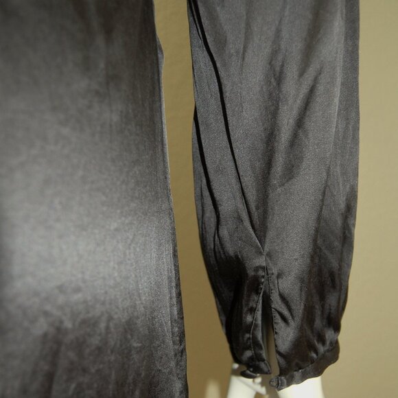 NWOT Express Silk Dress, Women Size S, Gray - Picture 3 of 4